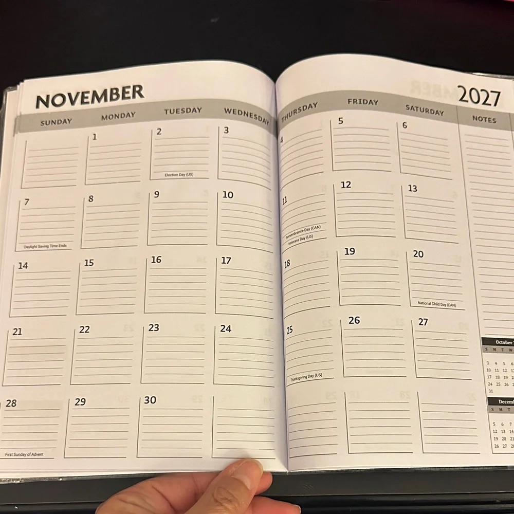 Jot 2027 Monthly Planner - Mint Green Floral